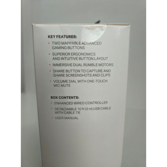 PowerA Enhanced Wired Xbox Controller-RED NEW - Picture 4 of 4